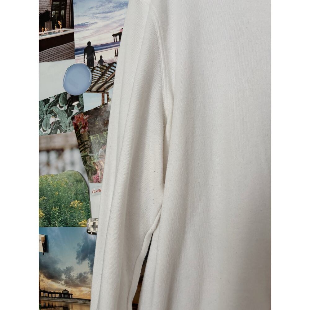 White Vintage Studio Joy Snowman Long Sleeve Tee XL - Picture 5 of 6